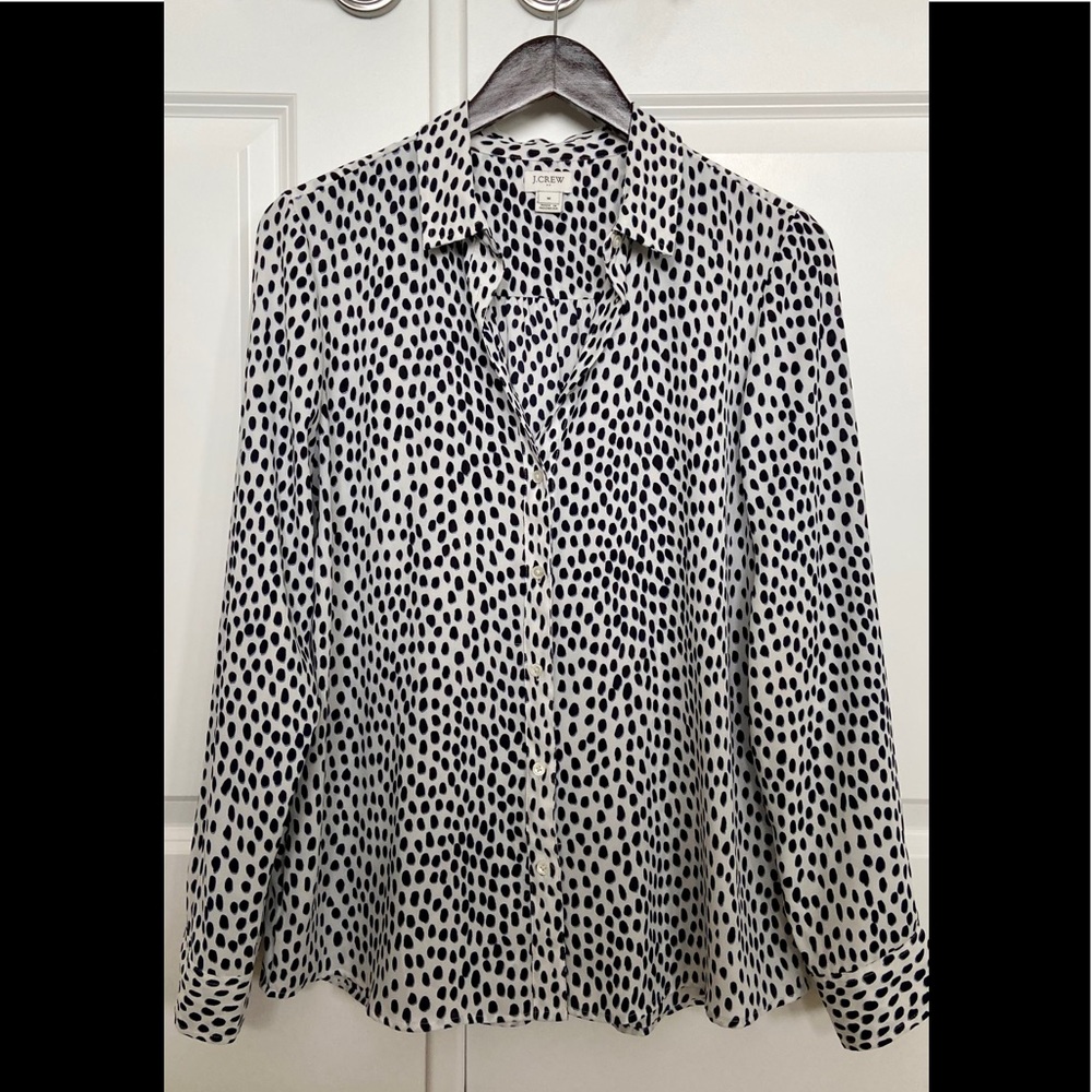 J Crew blouse size medium like new!